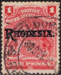 British South Africa Company/Rhodesia 1 d.