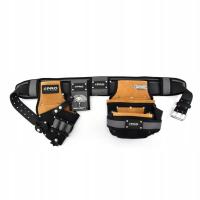 MOCNY PAS NARZĘDZIOWY SKÓRZANY MONTERSKI DEKARSKI DUŻE KIESZENIE