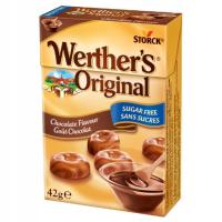 Конфеты Werther s Original шоколад без сахара
