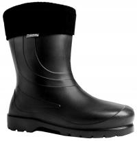 Kalosze DEMAR LAURA piankowe ocieplane czarne