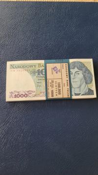 1000 zł 1982 Mikołaj Kopernik, seria HW paczka banknotów 100szt