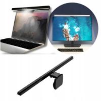 LAMPKA LED BIURKOWA NA EKRAN MONITOR KOMPUTERA LAPTOPA USB REGULACJA BARWY