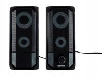 Zestaw głośników gamingowych 2x5W z podświetleniem LED – potężny dźwięk