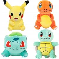 ПОКЕМОН ПИКАЧУ CHARMANDER BULBASAUR SQUIRTLE 4 ТАЛИСМАН МЯГКАЯ ИГРУШКА