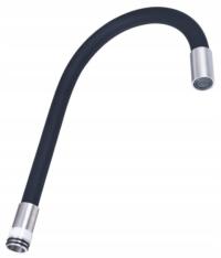 WYLEWKA DO ZLEWU BATERII ZLEWOZMYWAKOWA ELASTYCZNA GIĘTKA ZLEW CZARNA 3/4