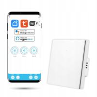 Włącznik pojedynczy Wifi Tuya SmartLife z N Biały