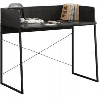 КОМПЬЮТЕРНЫЙ СТОЛ СОВРЕМЕННЫЙ ПРОМЫШЛЕННЫЙ ВИНТАЖНЫЙ ЛОФТ ЖУРНАЛЬНЫЙ СТОЛИК ЧЕРНЫЙ 100 СМ