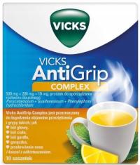 Vicks AntiGrip Complex лимонный грипп 10САШЕК