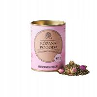 RÓŻANA POGODA | herbata biała z dodatkami | 50g | Dworzysk