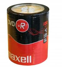 100x Maxell Płyta DVD-R 4,7GB 16x 100 sztuk Shrink