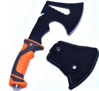 2X TOPOREK NÓŻ SIEKIERA TOMAHAWK TOPÓR SIEKIERKA SOLIDNY 29CM Z POKROWCEM