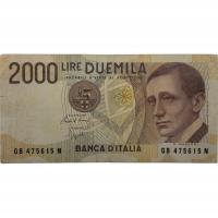WŁOCHY - 2000 LIRE - 1990