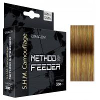 Żyłka DRAGON Camouflage Method&Feeder 0.25mm/7kg 300m, 4-kolor.