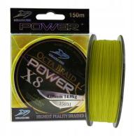 Plecionka OCTA BRAID POWE X8 0,08mm 14kg 150 ŻÓŁTA