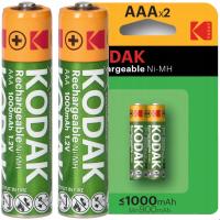 2X аккумуляторные батареи Kodak AAA R3 1000mAh Ni-MH 2 шт.