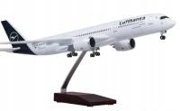 MODEL SAMOLOTU AIRBUS 350 LUFTHANSA KOLEKCJONERSKA REPLIKA 47CM 1:150
