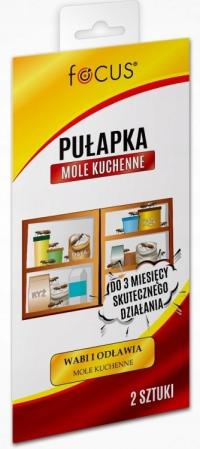 FOCUS PUŁAPKA ZWALCZA MOLE KUCHENNE 2 SZT.