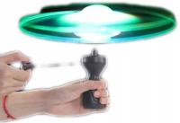 Latający pierścień UFO + LED +wyrzutnia HIT LATA