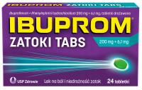 Ibuprom Sinus Tabs синусовая боль лихорадка 24 таблетки