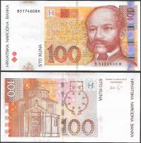 * CHORWACJA 100 kuna 2012 P- 41 b ** stan UNC ** zastąpione przez euro