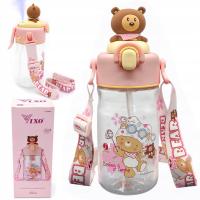 TRITANOWY BIDON DLA DZIECKA 530ML BPA FREE SMYCZ MGIEŁKA BUTELKA MIŚ