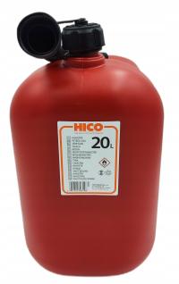 Пластиковая канистра Hico J0614 20 л красный