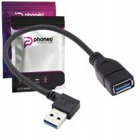 Przedłużacz USB 3.0 Phoneo kątowy prawy 0,15 m
