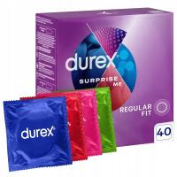 Презервативы DUREX SURPRISE ME тонкий безопасный FUN MIX 4 вида 40шт.
