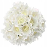 Бумажные цветы цветок лотоса белый-25шт
