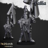 Knights of Gallia on foot Banner - Minifaktura