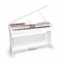 Pianino cyfrowe ważone SONATA białe Mielczewski pianino do nauki
