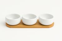 Zestaw 3 elementowy miseczki dipowki na dipy sosy