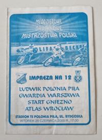 PROGRAM POLONIA PIŁA - START GNIEZNO MDMP 06.2000