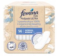 Femina гигиенические салфетки ULTRA PURE 14 шт. ЭКО с органическим хлопком