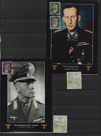 NIEMCY D.R. Mi.Nr.785 G.Rommel+ 781/784 SS Dedrich na Karty sprawdzony