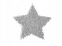 Звезда серебряная самоклеящаяся 2,5 см 24шт