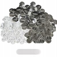 Części plakietki z guzikami 1.25 32 mm 500 zestawów do maszyny Maker nie są dołączone