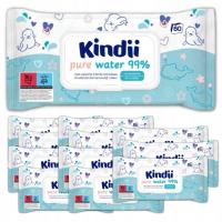 Влажные влажные салфетки для детей Cleanic Kindii Pure Water 60шт.x12op