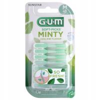GUM SOFT PICKS MINTY SZCZOTECZKI MIĘDZYZĘBOWE ORTODONTYCZNE