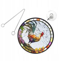 DEKORACYJNY WISZĄCY KURCZEK AKRYLOWY DO ŚWIĘT I