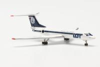 Model samolotu Tupolev TU-134 LOT 1:500 SP-LHG METAL HERPA