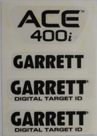 Zestaw naklejek GARRETT ACE 400i, naklejki | ORYGINALNE