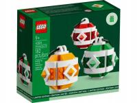 LEGO GWP 40604 Świąteczne bombki na choinkę 3 sztuki / outlet