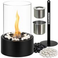 Биокамин отдельно стоящий для дома бездымный био камин для биоэтанола галька