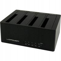 LC-Power LC-DOCK-U3-4B stacja dokująca do dysków twardych USB 3.2 Gen ...