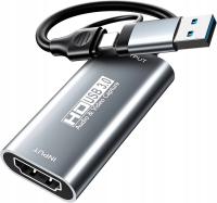 XIIXMASK Karta Przechwytywania Rejestrator Video Grabber HDMI USB-A USB-C