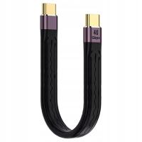 KABEL USB-C USB4 FAST CHARGE 100W 40Gb/s 8K 13,8cm