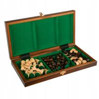 Szachy Drewniane Ręcznie Robione|Turniejowe Olimpijskie + Warcaby Gratis