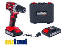 Nutool Wkętarko wiertarka akumulator 18 V NPK182LPL + WALIZKA 2x Akumulator