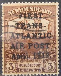 Nowa Fundlandia stary znaczek z nadrukiem (6/11